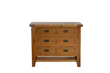 Image showing Chest of Drawers isolated with clipping path