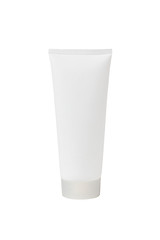 Image showing tube for cosmetic cream, gel or powder, isolated on white