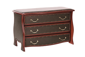 Image showing Chest of Drawers isolated with clipping path