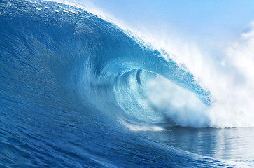 Image showing Blue Ocean Wave