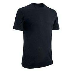 Image showing Black Tshirt on a white background.