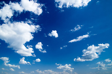 Image showing  clouds in blue sky