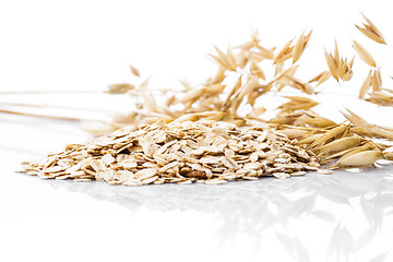 Image showing Oat flakes