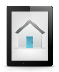 Image showing Tablet PC. Vector EPS 10.