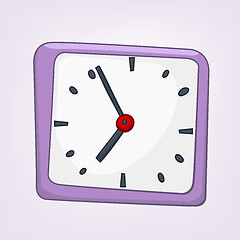 Image showing Cartoon Home Clock