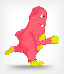 Image showing Funny Monster. Running.