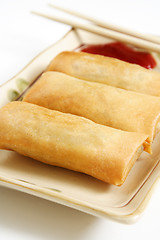 Image showing Egg rolls