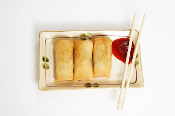 Image showing Egg rolls