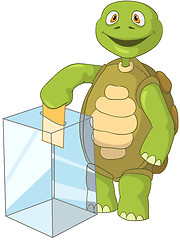 Image showing Funny Turtle. Election.