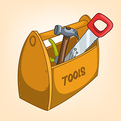 Image showing Cartoon Home Miscellaneous Tool Box