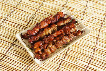 Image showing Chicken satay