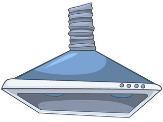 Image showing Cartoons Home Appliences Cooker Hood