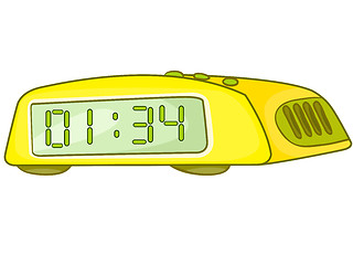 Image showing Cartoon Home Clock