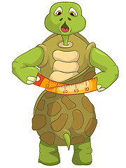 Image showing Funny Turtle. Diet.