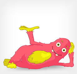 Image showing Funny Monster. Relaxation