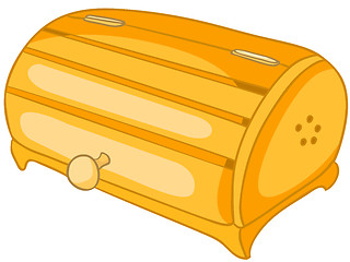 Image showing Cartoon Home Kitchen Bread Bin