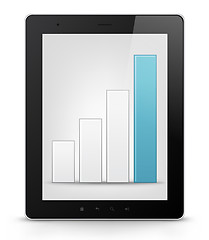 Image showing Tablet PC. Vector EPS 10.