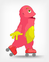 Image showing Funny Monster. Roller.