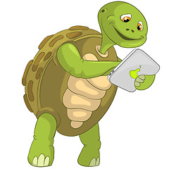 Image showing Funny Turtle. Touch Screen.