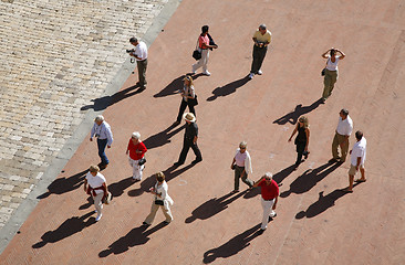 Image showing Tourists