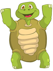 Image showing Funny Turtle. Winner.