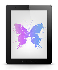 Image showing Tablet PC. Vector EPS 10.