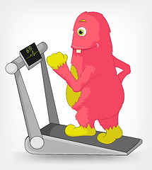 Image showing Funny Monster. Gym.