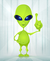 Image showing Cute Alien