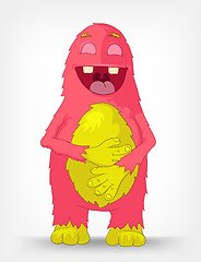 Image showing Funny Monster. Laughing.