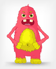 Image showing Funny Monster. Engry.