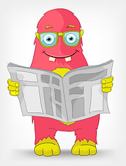 Image showing Funny Monster. News.