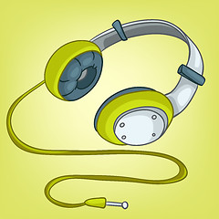 Image showing Cartoons Home Appliences Headphone