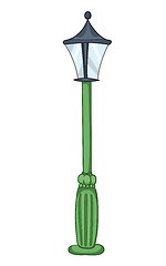 Image showing Cartoon Home Lamp