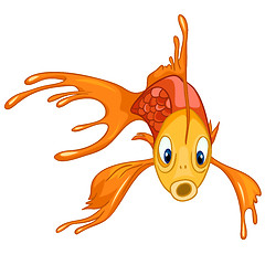 Image showing Cartoon Character Fish