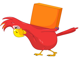 Image showing Funny Parrot. Delivery.