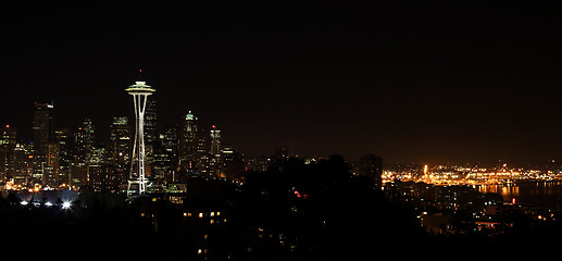 Image showing Seattle night view