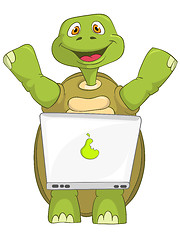 Image showing Funny Turtle.