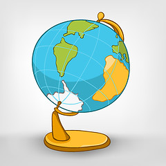 Image showing Cartoons Decoration Globe