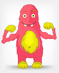 Image showing Funny Monster. Diet.