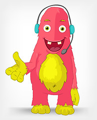 Image showing Funny Monster. Communication.