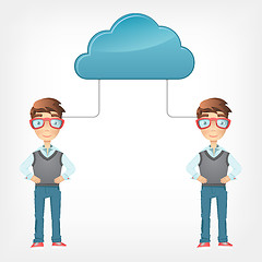 Image showing Cloud Concept. Vector EPS 10.