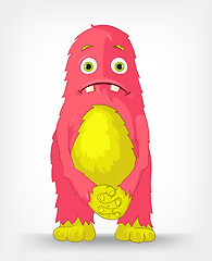 Image showing Funny Monster. Engry.