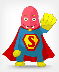 Image showing Funny Monster. Super hero.