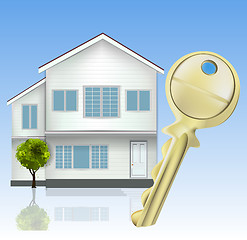 Image showing Real Estate with key 