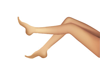 Image showing Woman Realistic Legs 