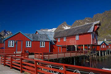 Image showing Fishing port in Norway