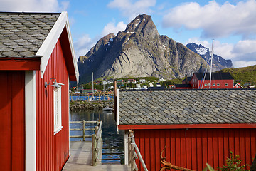 Image showing Rorbu on Lofoten