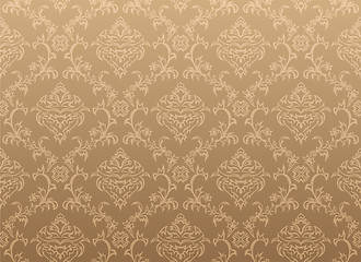 Image showing seamless damask pattern