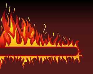 Image showing fire background