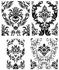 Image showing seamless damask pattern